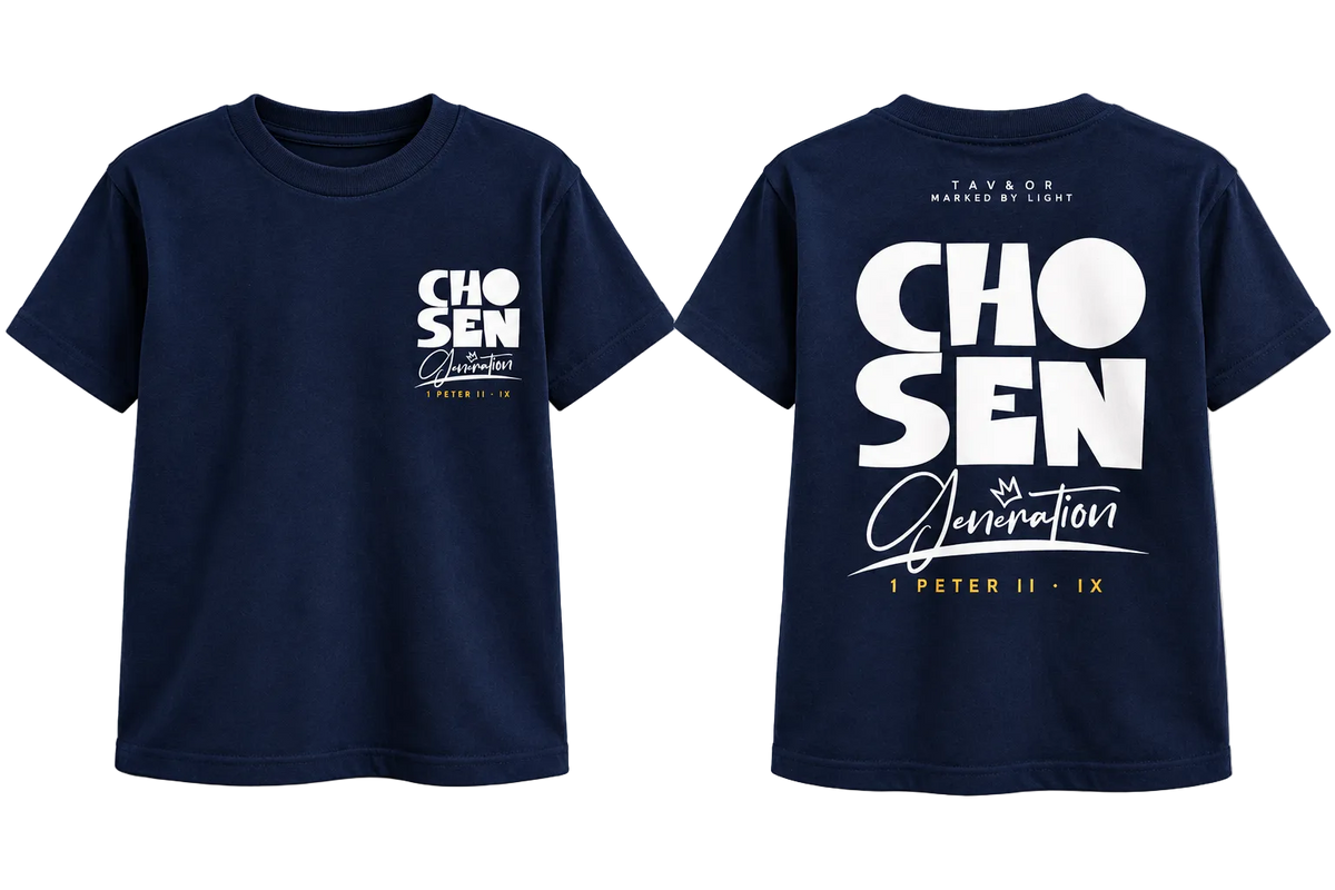 Chosen Generation Kids Tee, Navy Blue