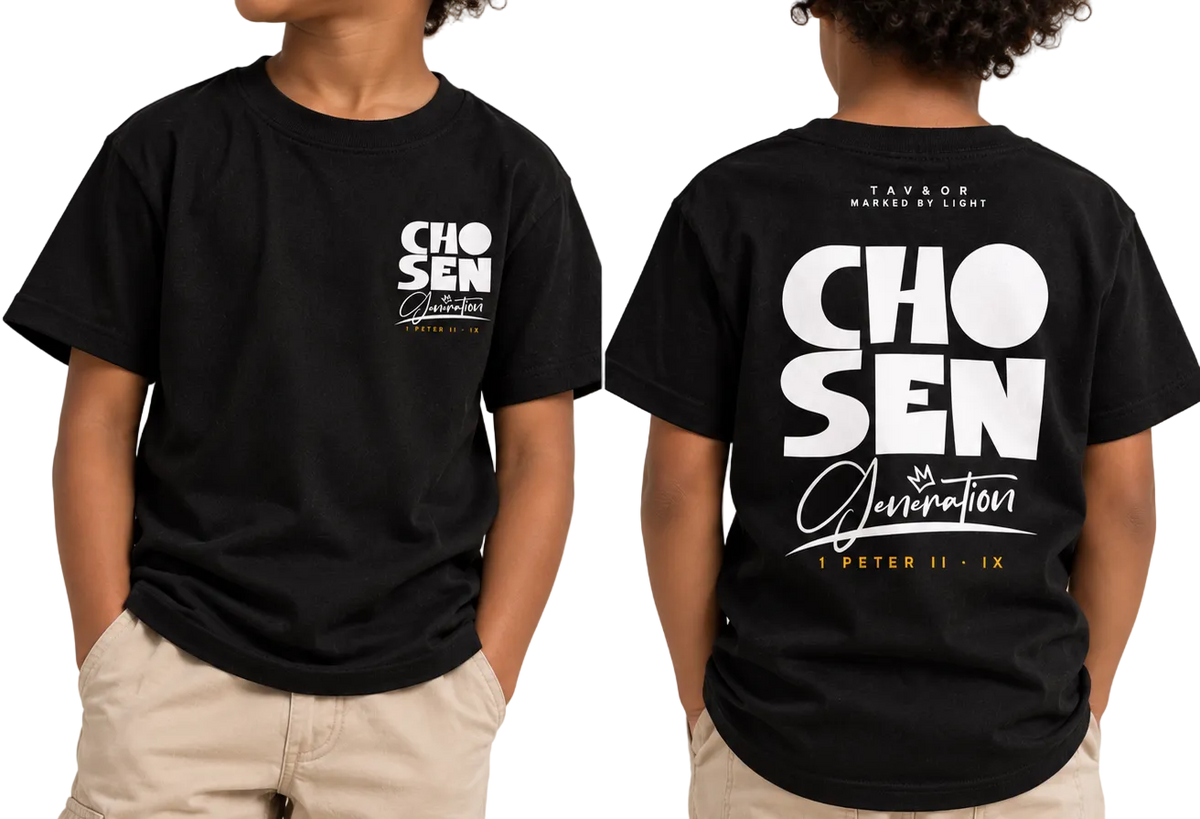 Chosen Generation Kids Tee, Black