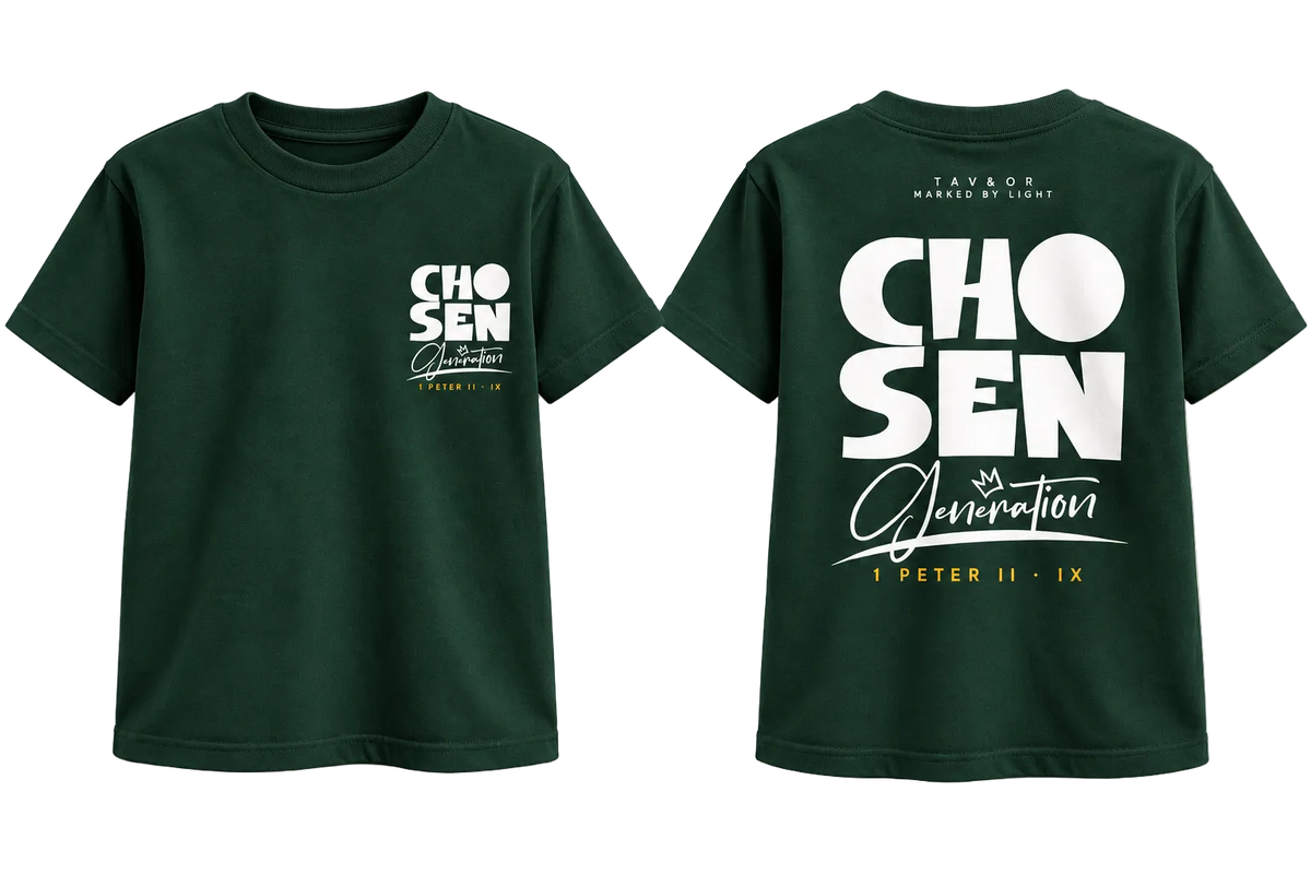 Chosen Generation Kids Tee, Forest Green