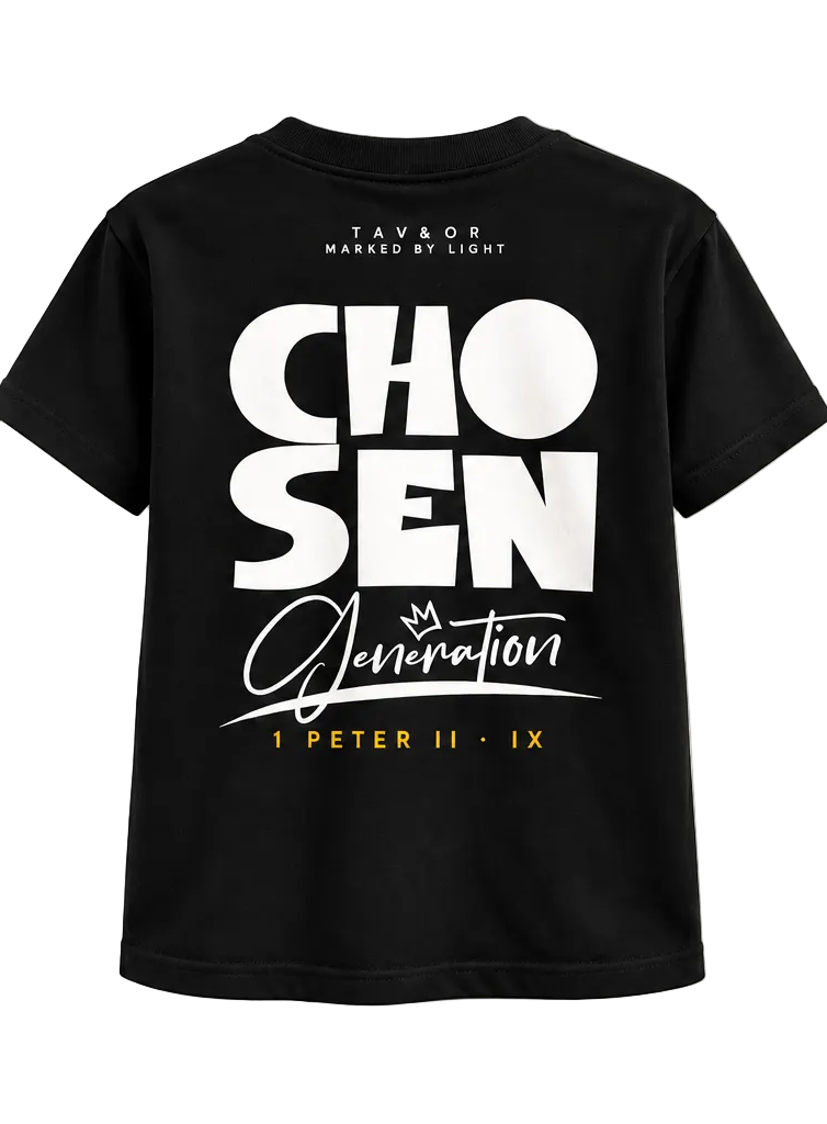 Chosen Generation Kids Tee, Black
