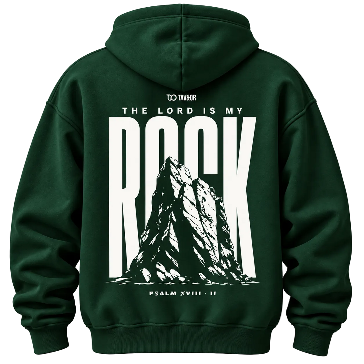 The Rock Kids Hoodie, Forest green