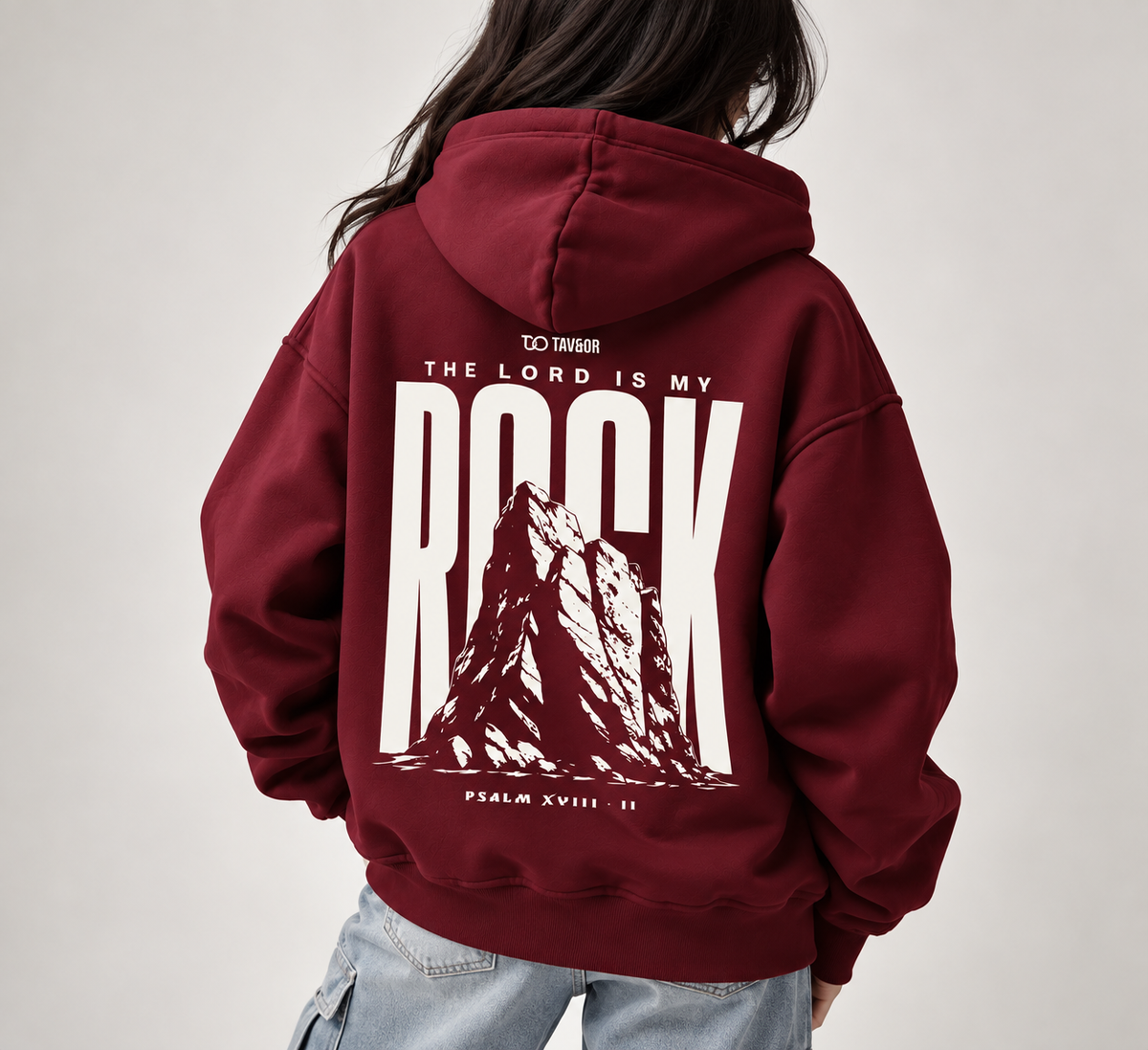 The Rock Kids Hoodie, Maroon